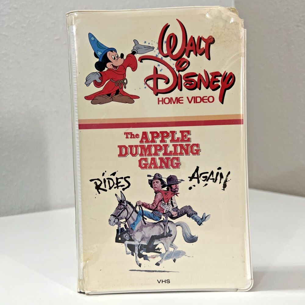 Walt Disney Home Video VHS The Apple Dumpling Gang Rides Again Knotts Conway HTF